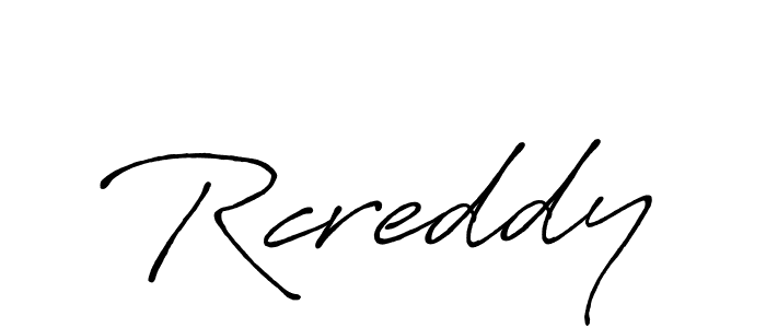 It looks lik you need a new signature style for name Rcreddy. Design unique handwritten (Antro_Vectra_Bolder) signature with our free signature maker in just a few clicks. Rcreddy signature style 7 images and pictures png