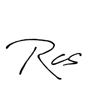 The best way (Antro_Vectra_Bolder) to make a short signature is to pick only two or three words in your name. The name Rcs include a total of six letters. For converting this name. Rcs signature style 7 images and pictures png