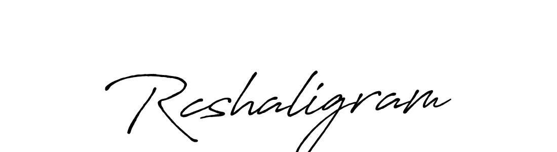 Make a beautiful signature design for name Rcshaligram. With this signature (Antro_Vectra_Bolder) style, you can create a handwritten signature for free. Rcshaligram signature style 7 images and pictures png
