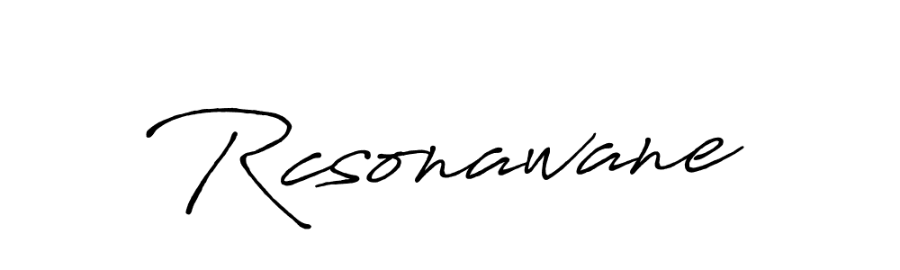 Here are the top 10 professional signature styles for the name Rcsonawane. These are the best autograph styles you can use for your name. Rcsonawane signature style 7 images and pictures png