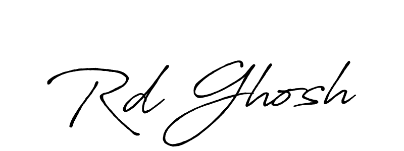 Rd Ghosh stylish signature style. Best Handwritten Sign (Antro_Vectra_Bolder) for my name. Handwritten Signature Collection Ideas for my name Rd Ghosh. Rd Ghosh signature style 7 images and pictures png