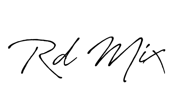 Once you've used our free online signature maker to create your best signature Antro_Vectra_Bolder style, it's time to enjoy all of the benefits that Rd Mix name signing documents. Rd Mix signature style 7 images and pictures png