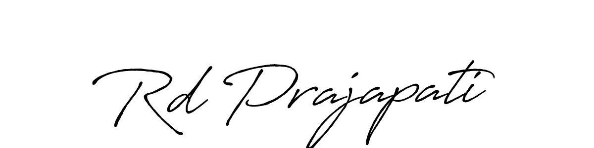 Make a beautiful signature design for name Rd Prajapati. Use this online signature maker to create a handwritten signature for free. Rd Prajapati signature style 7 images and pictures png