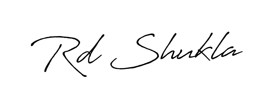 Design your own signature with our free online signature maker. With this signature software, you can create a handwritten (Antro_Vectra_Bolder) signature for name Rd Shukla. Rd Shukla signature style 7 images and pictures png