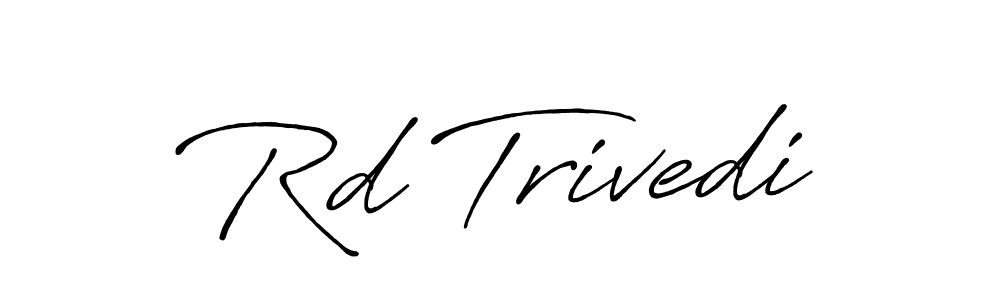 How to Draw Rd Trivedi signature style? Antro_Vectra_Bolder is a latest design signature styles for name Rd Trivedi. Rd Trivedi signature style 7 images and pictures png