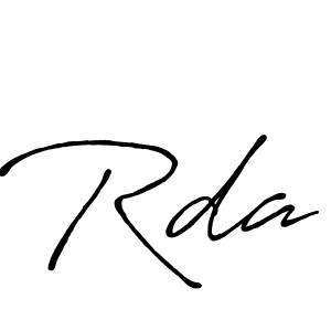 Make a beautiful signature design for name Rda. Use this online signature maker to create a handwritten signature for free. Rda signature style 7 images and pictures png