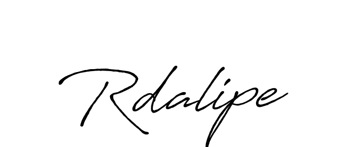 Also we have Rdalipe name is the best signature style. Create professional handwritten signature collection using Antro_Vectra_Bolder autograph style. Rdalipe signature style 7 images and pictures png