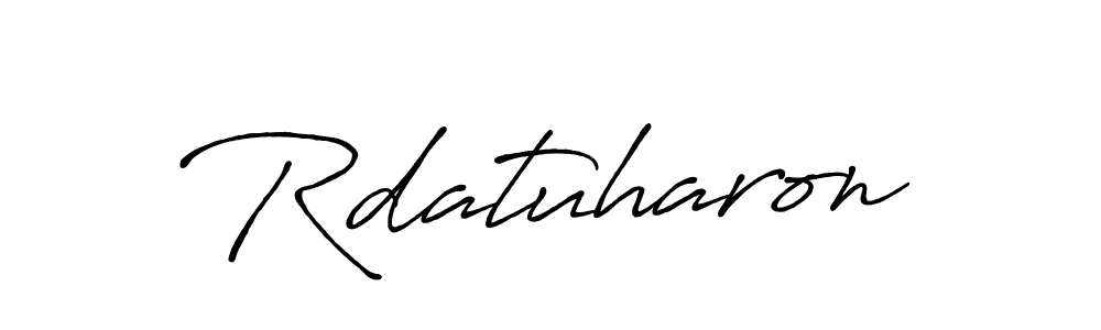 Make a beautiful signature design for name Rdatuharon. Use this online signature maker to create a handwritten signature for free. Rdatuharon signature style 7 images and pictures png