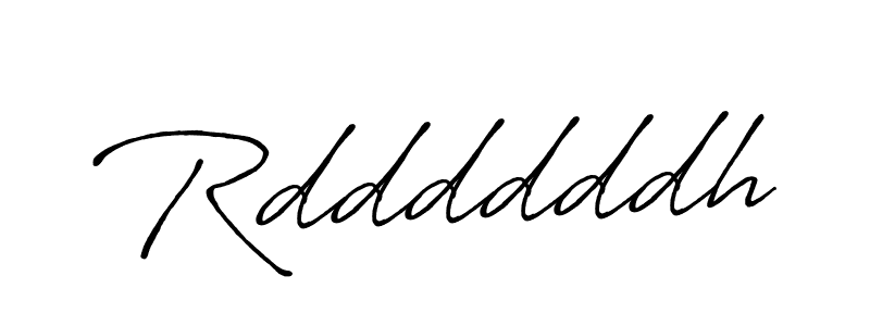 Rddddddh stylish signature style. Best Handwritten Sign (Antro_Vectra_Bolder) for my name. Handwritten Signature Collection Ideas for my name Rddddddh. Rddddddh signature style 7 images and pictures png