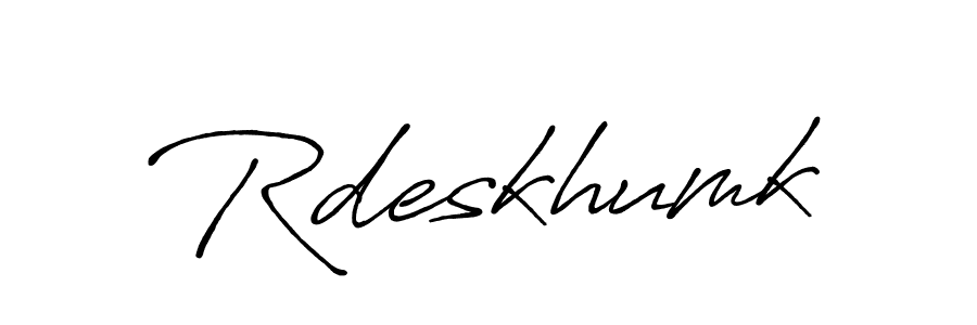 Also we have Rdeskhumk name is the best signature style. Create professional handwritten signature collection using Antro_Vectra_Bolder autograph style. Rdeskhumk signature style 7 images and pictures png