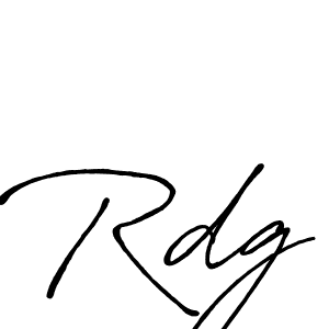 How to make Rdg name signature. Use Antro_Vectra_Bolder style for creating short signs online. This is the latest handwritten sign. Rdg signature style 7 images and pictures png