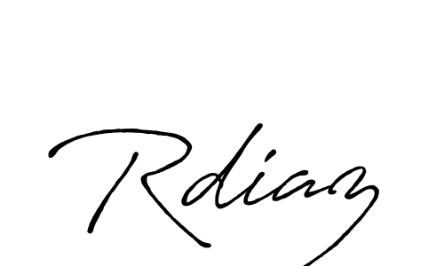 Best and Professional Signature Style for Rdiaz. Antro_Vectra_Bolder Best Signature Style Collection. Rdiaz signature style 7 images and pictures png