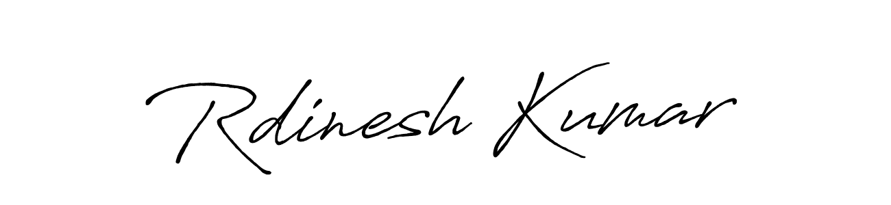 Rdinesh Kumar stylish signature style. Best Handwritten Sign (Antro_Vectra_Bolder) for my name. Handwritten Signature Collection Ideas for my name Rdinesh Kumar. Rdinesh Kumar signature style 7 images and pictures png