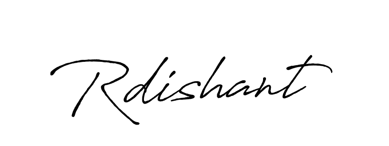 How to Draw Rdishant signature style? Antro_Vectra_Bolder is a latest design signature styles for name Rdishant. Rdishant signature style 7 images and pictures png