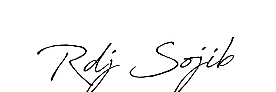 Make a short Rdj Sojib signature style. Manage your documents anywhere anytime using Antro_Vectra_Bolder. Create and add eSignatures, submit forms, share and send files easily. Rdj Sojib signature style 7 images and pictures png