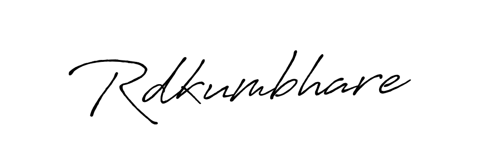It looks lik you need a new signature style for name Rdkumbhare. Design unique handwritten (Antro_Vectra_Bolder) signature with our free signature maker in just a few clicks. Rdkumbhare signature style 7 images and pictures png