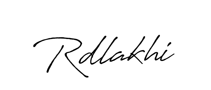 Also we have Rdlakhi name is the best signature style. Create professional handwritten signature collection using Antro_Vectra_Bolder autograph style. Rdlakhi signature style 7 images and pictures png