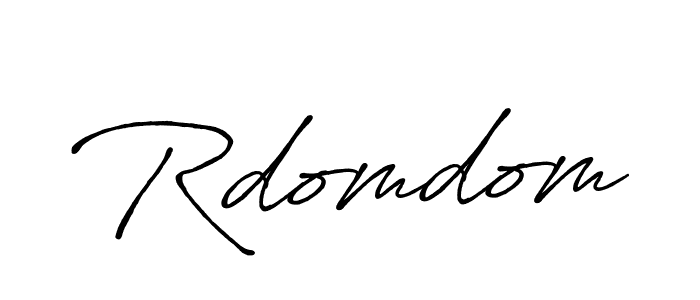The best way (Antro_Vectra_Bolder) to make a short signature is to pick only two or three words in your name. The name Rdomdom include a total of six letters. For converting this name. Rdomdom signature style 7 images and pictures png