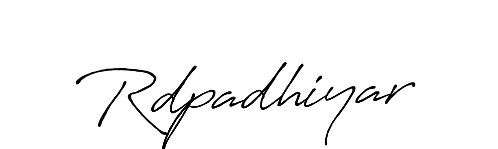 Antro_Vectra_Bolder is a professional signature style that is perfect for those who want to add a touch of class to their signature. It is also a great choice for those who want to make their signature more unique. Get Rdpadhiyar name to fancy signature for free. Rdpadhiyar signature style 7 images and pictures png