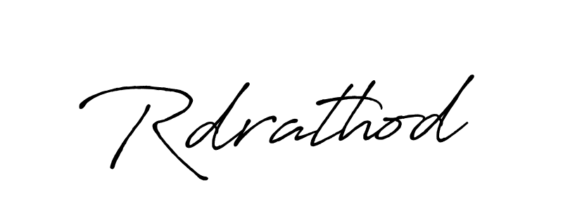 Design your own signature with our free online signature maker. With this signature software, you can create a handwritten (Antro_Vectra_Bolder) signature for name Rdrathod. Rdrathod signature style 7 images and pictures png