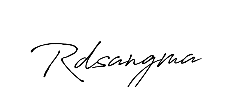 Also You can easily find your signature by using the search form. We will create Rdsangma name handwritten signature images for you free of cost using Antro_Vectra_Bolder sign style. Rdsangma signature style 7 images and pictures png