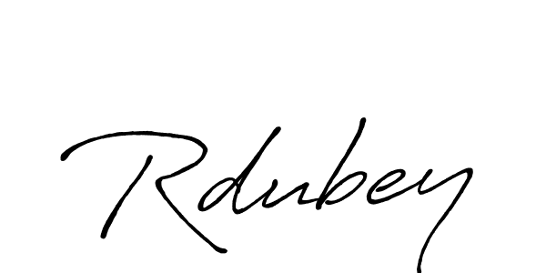 It looks lik you need a new signature style for name Rdubey. Design unique handwritten (Antro_Vectra_Bolder) signature with our free signature maker in just a few clicks. Rdubey signature style 7 images and pictures png