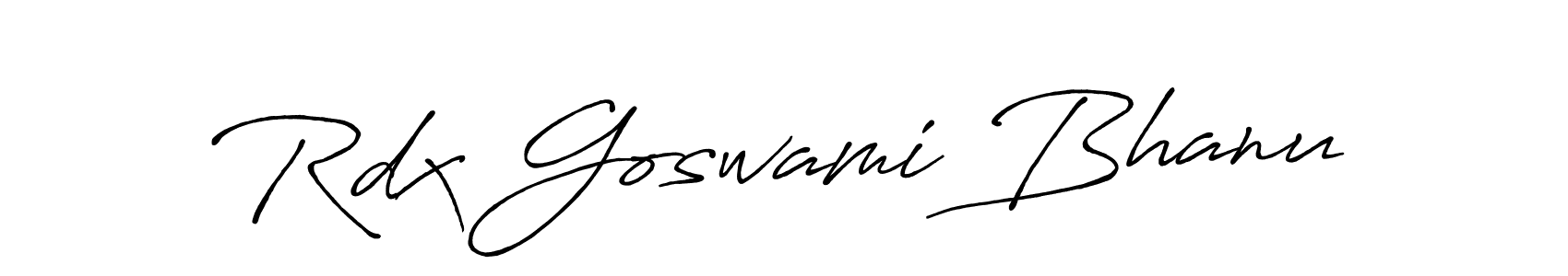 How to Draw Rdx Goswami Bhanu signature style? Antro_Vectra_Bolder is a latest design signature styles for name Rdx Goswami Bhanu. Rdx Goswami Bhanu signature style 7 images and pictures png