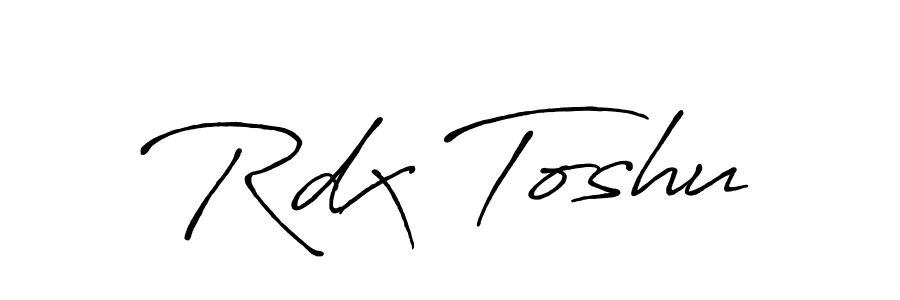 Here are the top 10 professional signature styles for the name Rdx Toshu. These are the best autograph styles you can use for your name. Rdx Toshu signature style 7 images and pictures png