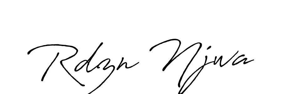 Also You can easily find your signature by using the search form. We will create Rdzn Njwa name handwritten signature images for you free of cost using Antro_Vectra_Bolder sign style. Rdzn Njwa signature style 7 images and pictures png
