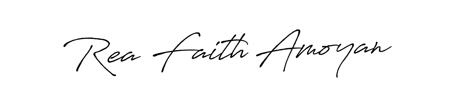 You should practise on your own different ways (Antro_Vectra_Bolder) to write your name (Rea Faith Amoyan) in signature. don't let someone else do it for you. Rea Faith Amoyan signature style 7 images and pictures png