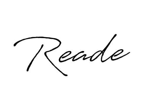You can use this online signature creator to create a handwritten signature for the name Reade. This is the best online autograph maker. Reade signature style 7 images and pictures png