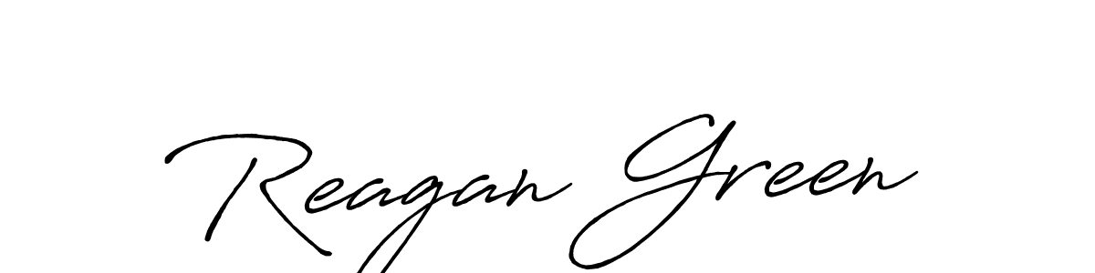 The best way (Antro_Vectra_Bolder) to make a short signature is to pick only two or three words in your name. The name Reagan Green include a total of six letters. For converting this name. Reagan Green signature style 7 images and pictures png