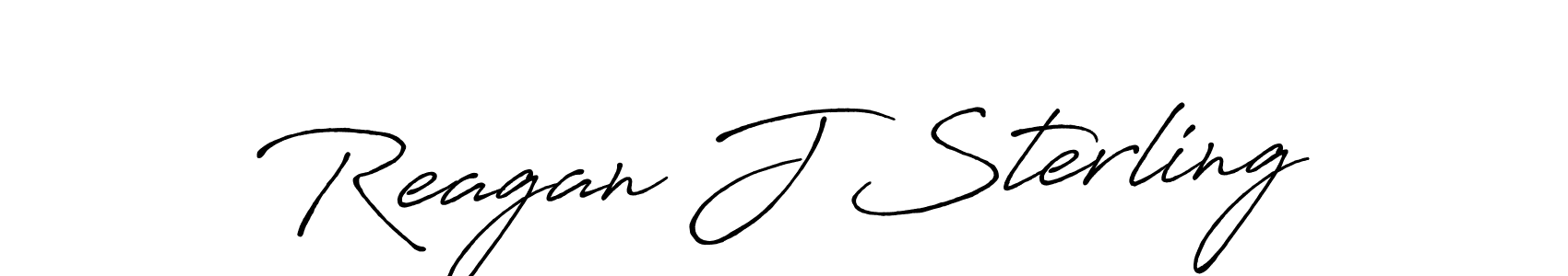 Make a beautiful signature design for name Reagan J Sterling. Use this online signature maker to create a handwritten signature for free. Reagan J Sterling signature style 7 images and pictures png