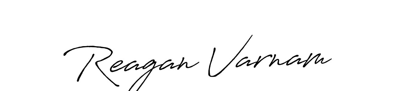 How to make Reagan Varnam signature? Antro_Vectra_Bolder is a professional autograph style. Create handwritten signature for Reagan Varnam name. Reagan Varnam signature style 7 images and pictures png