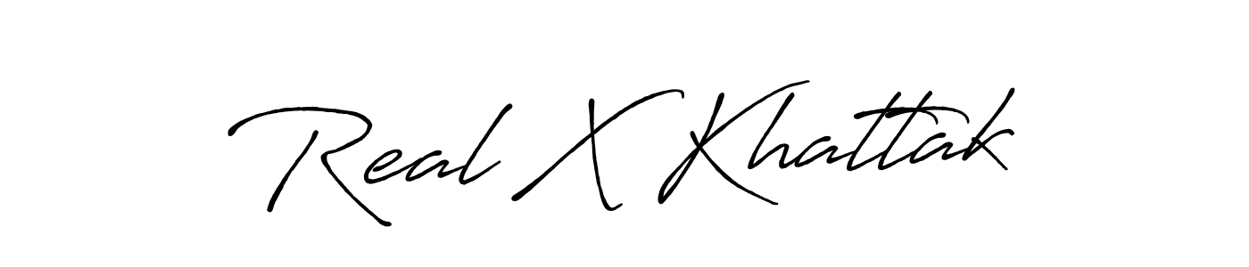 Similarly Antro_Vectra_Bolder is the best handwritten signature design. Signature creator online .You can use it as an online autograph creator for name Real X Khattak. Real X Khattak signature style 7 images and pictures png