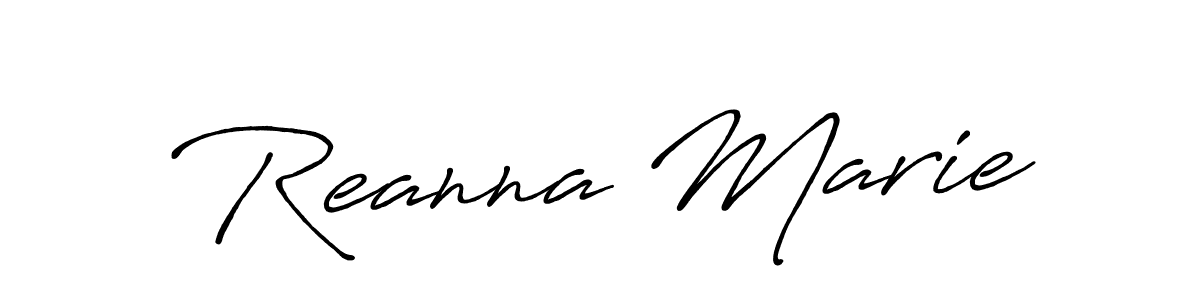 How to make Reanna Marie signature? Antro_Vectra_Bolder is a professional autograph style. Create handwritten signature for Reanna Marie name. Reanna Marie signature style 7 images and pictures png