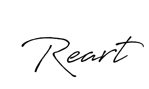 This is the best signature style for the Reart name. Also you like these signature font (Antro_Vectra_Bolder). Mix name signature. Reart signature style 7 images and pictures png