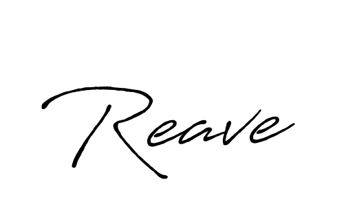 Reave stylish signature style. Best Handwritten Sign (Antro_Vectra_Bolder) for my name. Handwritten Signature Collection Ideas for my name Reave. Reave signature style 7 images and pictures png