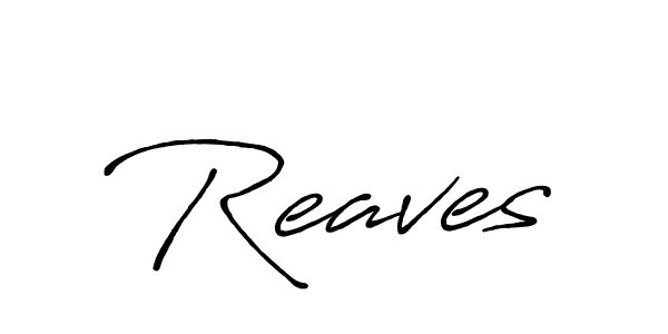 Similarly Antro_Vectra_Bolder is the best handwritten signature design. Signature creator online .You can use it as an online autograph creator for name Reaves. Reaves signature style 7 images and pictures png