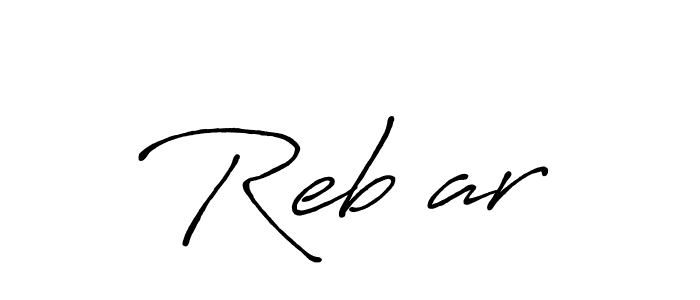 It looks lik you need a new signature style for name Rebبar. Design unique handwritten (Antro_Vectra_Bolder) signature with our free signature maker in just a few clicks. Rebبar signature style 7 images and pictures png