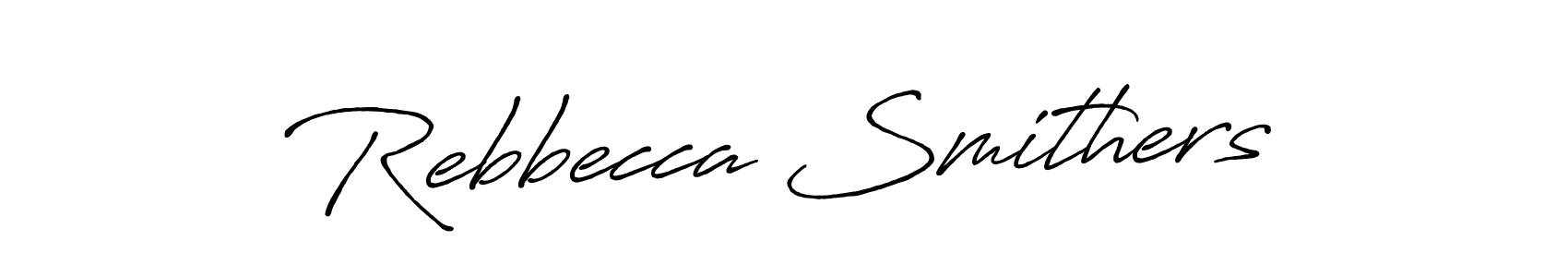 Design your own signature with our free online signature maker. With this signature software, you can create a handwritten (Antro_Vectra_Bolder) signature for name Rebbecca Smithers. Rebbecca Smithers signature style 7 images and pictures png