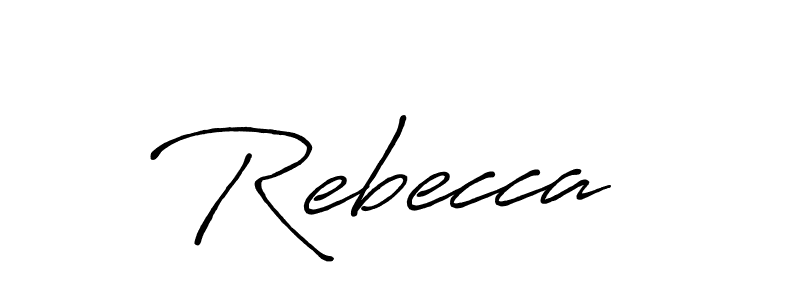 Once you've used our free online signature maker to create your best signature Antro_Vectra_Bolder style, it's time to enjoy all of the benefits that Rebecca  name signing documents. Rebecca  signature style 7 images and pictures png