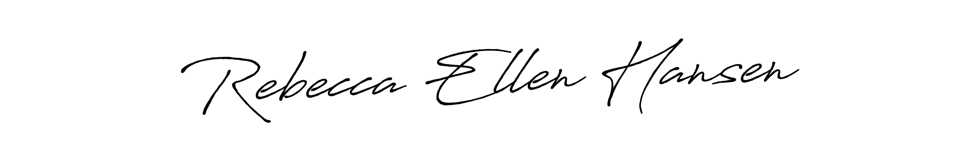 How to make Rebecca Ellen Hansen signature? Antro_Vectra_Bolder is a professional autograph style. Create handwritten signature for Rebecca Ellen Hansen name. Rebecca Ellen Hansen signature style 7 images and pictures png