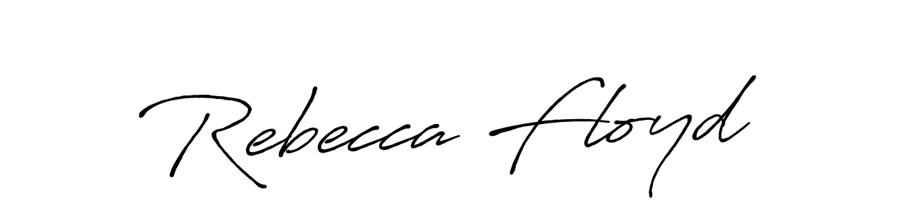 Create a beautiful signature design for name Rebecca Floyd. With this signature (Antro_Vectra_Bolder) fonts, you can make a handwritten signature for free. Rebecca Floyd signature style 7 images and pictures png