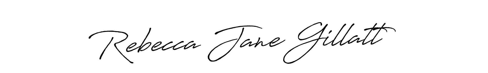 How to make Rebecca Jane Gillatt signature? Antro_Vectra_Bolder is a professional autograph style. Create handwritten signature for Rebecca Jane Gillatt name. Rebecca Jane Gillatt signature style 7 images and pictures png