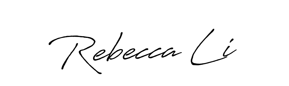 The best way (Antro_Vectra_Bolder) to make a short signature is to pick only two or three words in your name. The name Rebecca Li include a total of six letters. For converting this name. Rebecca Li signature style 7 images and pictures png