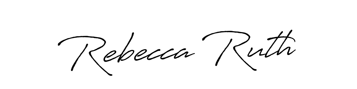 Design your own signature with our free online signature maker. With this signature software, you can create a handwritten (Antro_Vectra_Bolder) signature for name Rebecca Ruth. Rebecca Ruth signature style 7 images and pictures png