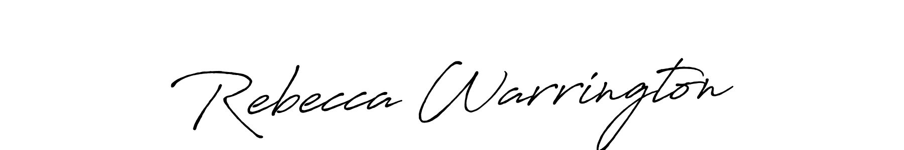 if you are searching for the best signature style for your name Rebecca Warrington. so please give up your signature search. here we have designed multiple signature styles  using Antro_Vectra_Bolder. Rebecca Warrington signature style 7 images and pictures png