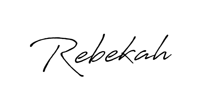 Once you've used our free online signature maker to create your best signature Antro_Vectra_Bolder style, it's time to enjoy all of the benefits that Rebekah name signing documents. Rebekah signature style 7 images and pictures png