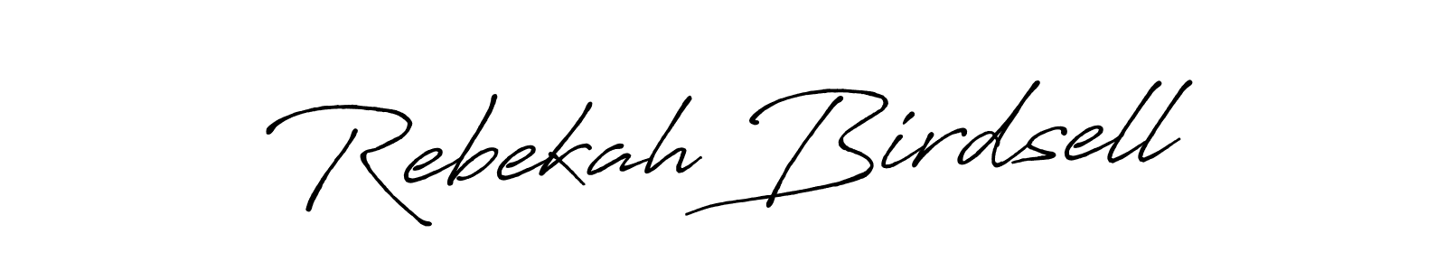 Make a beautiful signature design for name Rebekah Birdsell. Use this online signature maker to create a handwritten signature for free. Rebekah Birdsell signature style 7 images and pictures png